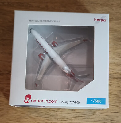 Herpa Wings 505079 Air Berlin Boeing 737-800 D-ABKO 1:500 in OVP