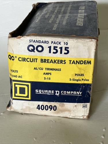 Square D QO1515 15 Amp 1 Pole Piggyback Metal Clip QOT1515 Clamp connect NEW! - Picture 18 of 18