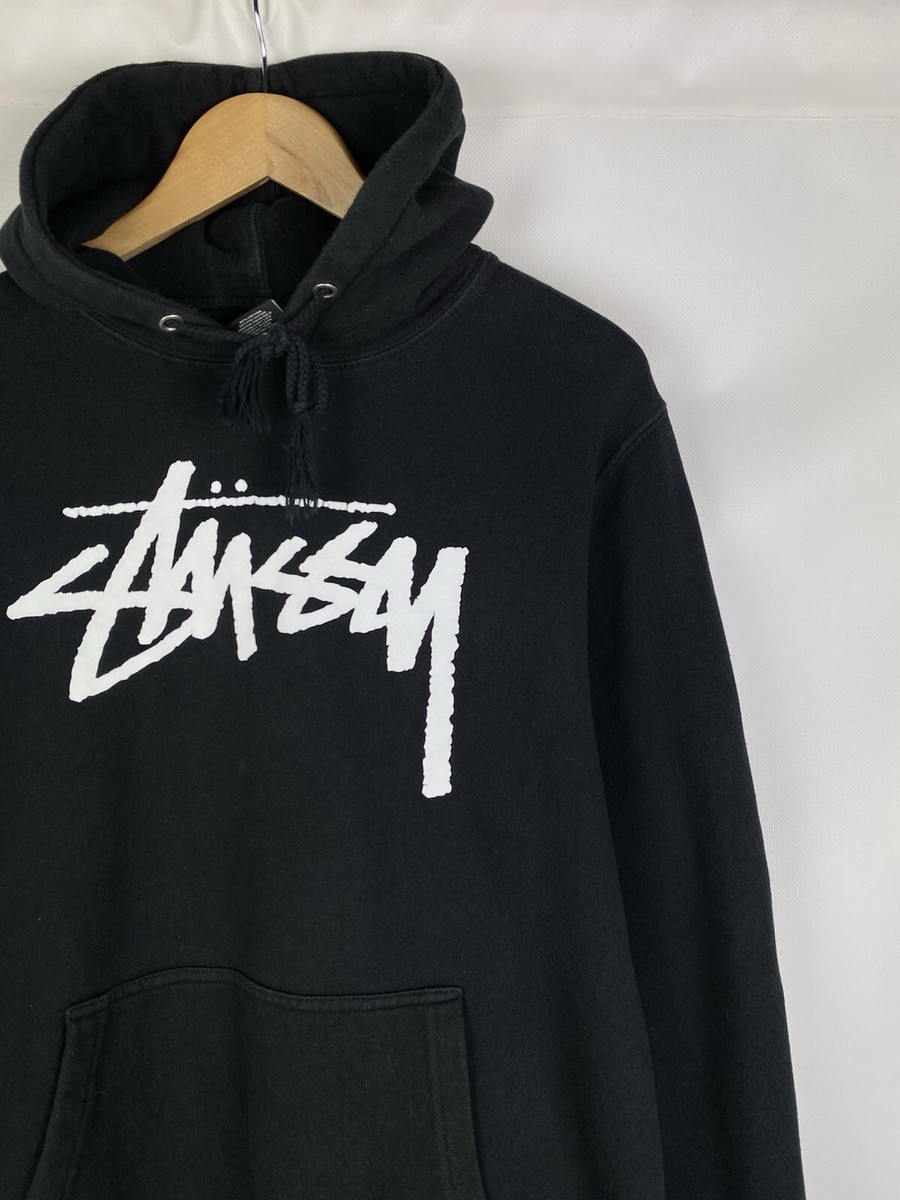 Stussy men's big logo hoodie pullover size L | eBay