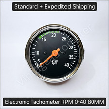 Electronic Tachometer Rpm Meter Alternator For Trucks Genset 80mm