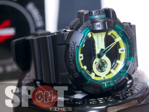 Casio G-Shock Lime Accent Analog Digital Men's Watch GA-400LY-1 | eBay