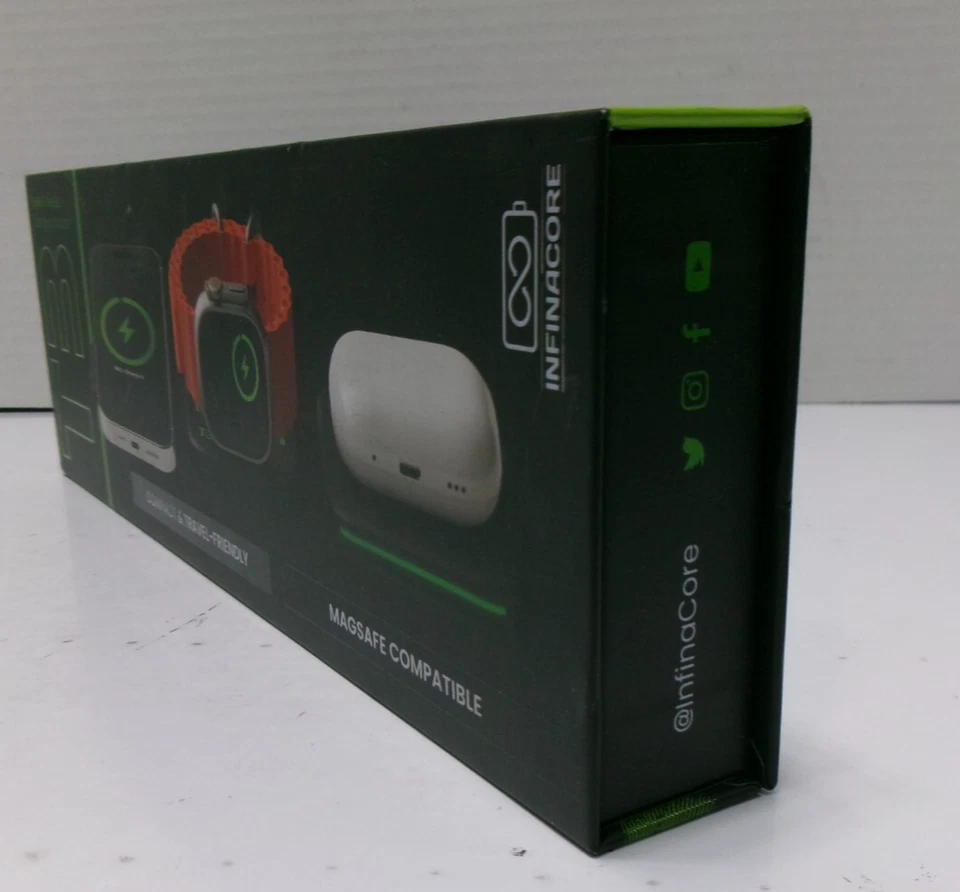 3 in 1 Wireless Charger for iPhone,Magnetic Foldable 3 in 1 Charging Station - Image 3 of 4