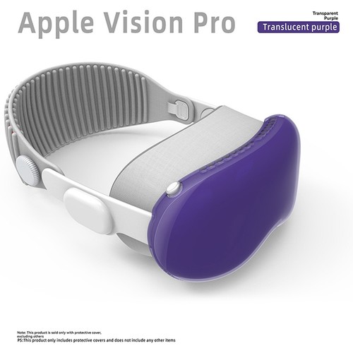 Translucent TPU Anti-slip Protective Case Soft Cover For Vision Pro VR Glasses - Picture 8 of 19