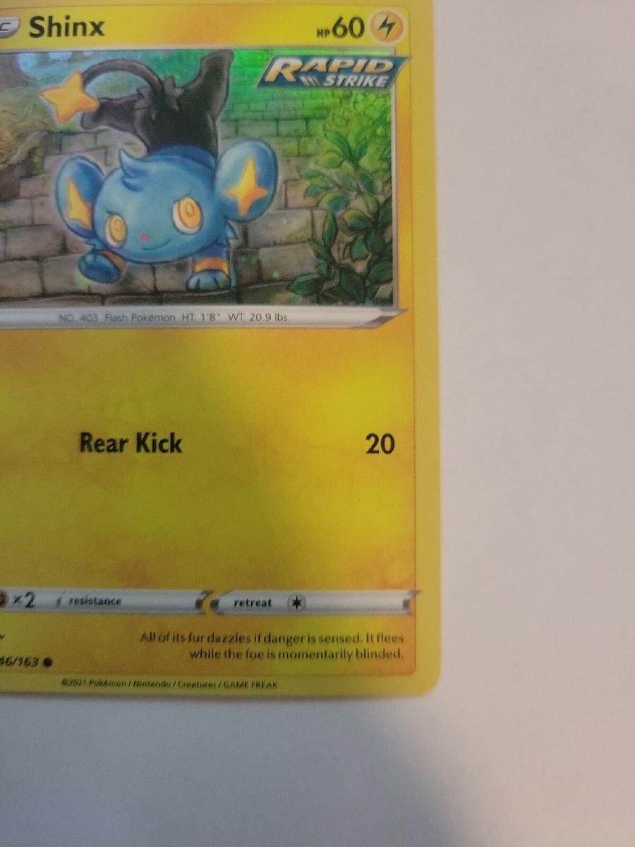 Pokémon TCG Shinx Sword & Shield - Battle Styles 046/163 Holo