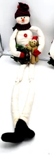 Christmas Snowman Snowmen Shelf Sitter Doll      22"