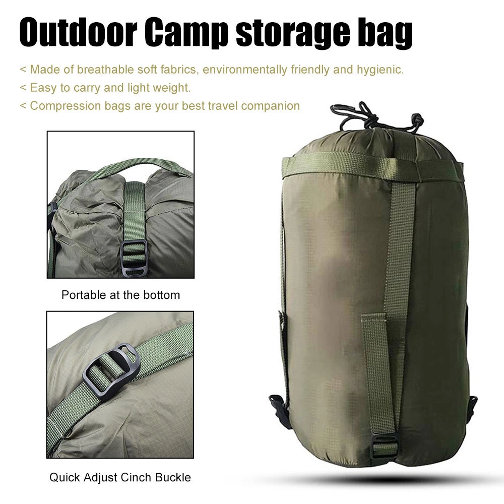 Outdoor Waterproof Compression Stuff Sack Storage Bag For Camping Sleeping Bag