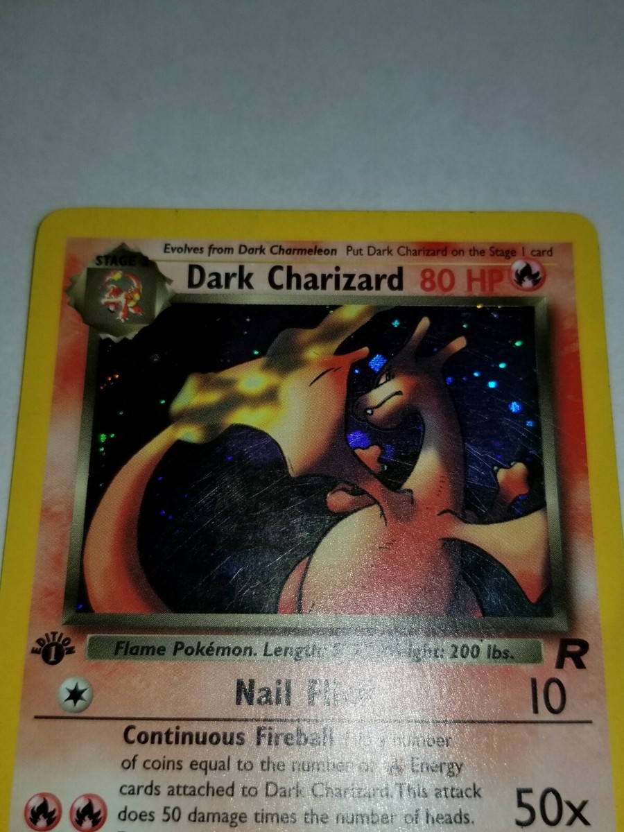 Dark Charizard 4/82 1st Edition Holo Rare Team Rocket Dark Charizard 4/82 1st Edition Holo Rare Team Rocket