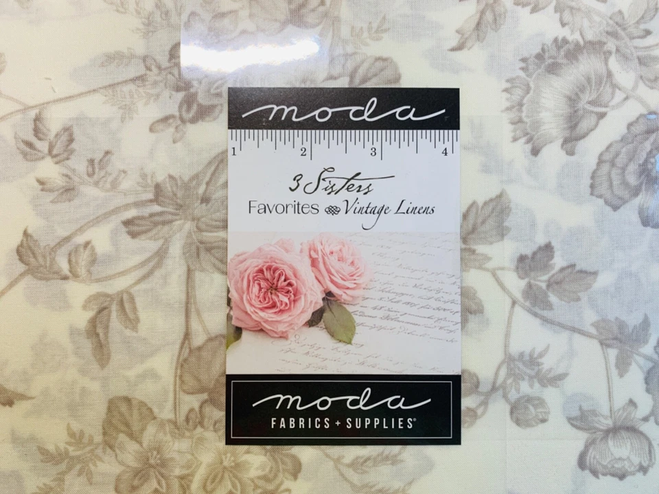 Moda FABRICS Civil War Repro 1800s VINTAGE LINENS 3 SISTERS Layer Cake 10" SQS - Image 2 of 4