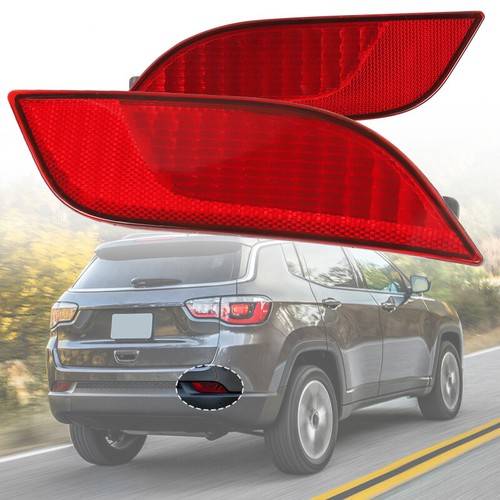 Rear Bumper Reflector Lamp Light Fit for 2017 2018 2019 2020 2021 Jeep Compass - 第 1/19 張圖片