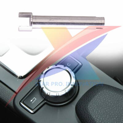 Alloy Center Console Multimedia Button Axis For Mercedes W204 W212 X204 2008-14