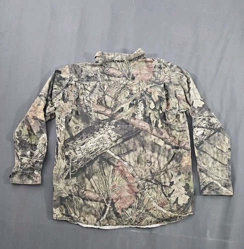 🔥Mossy Oak Game Winner Button Up Camo Camouflage Shirt XL🔥 - Picture 2 of 8