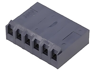 2X 09-93-0600 HOUSING KK 156IN GWT 6 ckt MOLEX