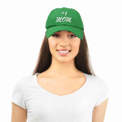 DALIX #1 Mom Hat Number One Mothers Day Gift Embroidered Baseball Cap - Picture 48 of 139