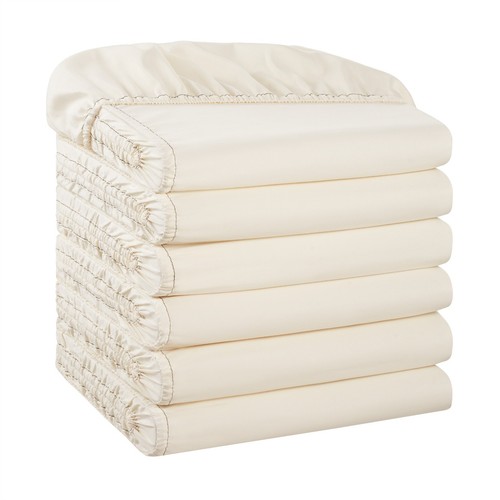Host & Home Microfiber Fitted Sheets (6 Pack), Color & Size Options, Color Coded - Picture 15 of 51