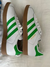 NWT adidas Originals White Seattle Sounders FC Gazelle Shoes 7.5