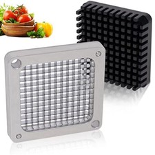 Replacement Chopper 1/4" Blade  Pusher Block, French Fry Cutter Stainless Steel