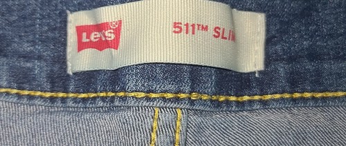 Levis 511 Jean Shorts Boys 10 Blue Denim Slim - Picture 3 of 5