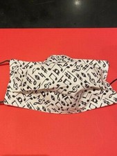 MUSIC NOTES PRINT REUSABLE FACE MASKS, FACE MASKS, 100 COTTON