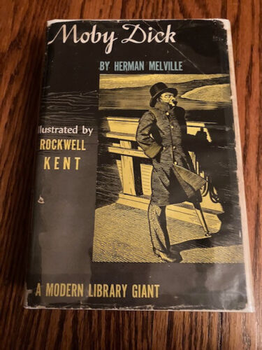 Stated First Modern Library Giant #64 Moby Dick HC DJ Herman MELVILLE ills KENT - Picture 1 of 7