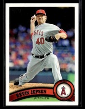 2011 Topps Update #US198 Kevin Jepsen Card Los Angeles Angels