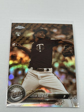 2018 TOPPS CHROME BASEBALL FELIX JORGE 127 MINNESOTA TWINS SEPIA