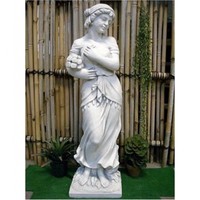 Frau Jahreszeit Winter Frauenfigur FüR Garten Steinfigur Frauen Frostfest PO-456