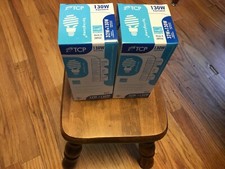 LOT of 2 TCP 28932 Twist Medium Screw Base E26 Compact Fluorescent Light Bulb