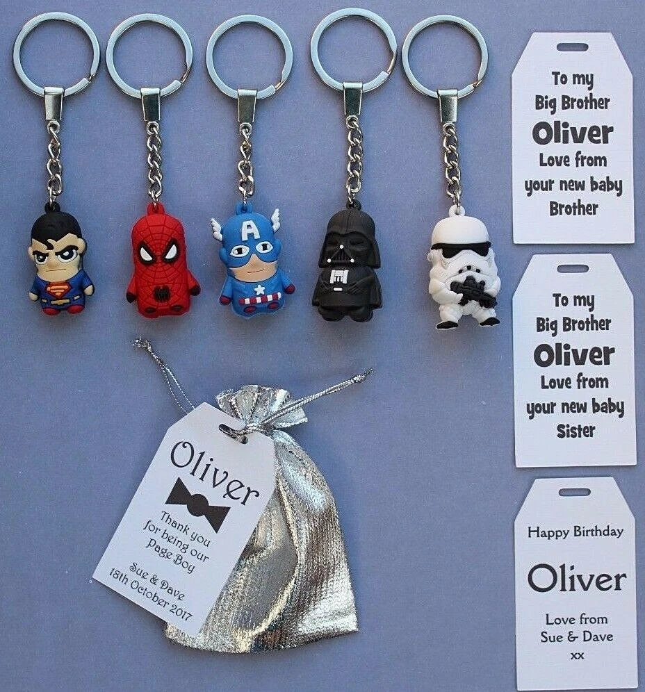 PAGE BOY BIG BROTHER GIFT KEEPSAKE WEDDING FAVOUR BIRTHDAY SUPER