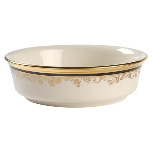 LENOX CHINA ECLIPSE Cream & Gold Trim 50 Pc Service For 6 Gold Backstamp Mint - Picture 18 of 24