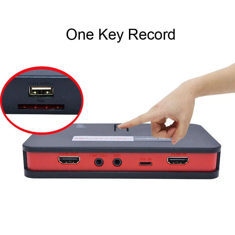 Ezcap284 USB U Disk Video Capture Card 1080P HDMI AV CVBS YPBPR Game Record Box - Image 3 of 4