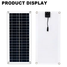 Solar Panel Kit 10A-100A Controller 12-18V Battery Charger Dual USB Caravan
