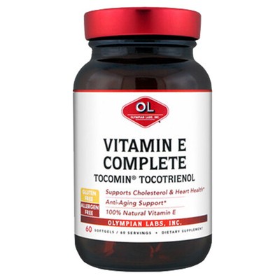 Tocomin Tocotrienol Vitamin E Complete  60 sg By Olympian Labs