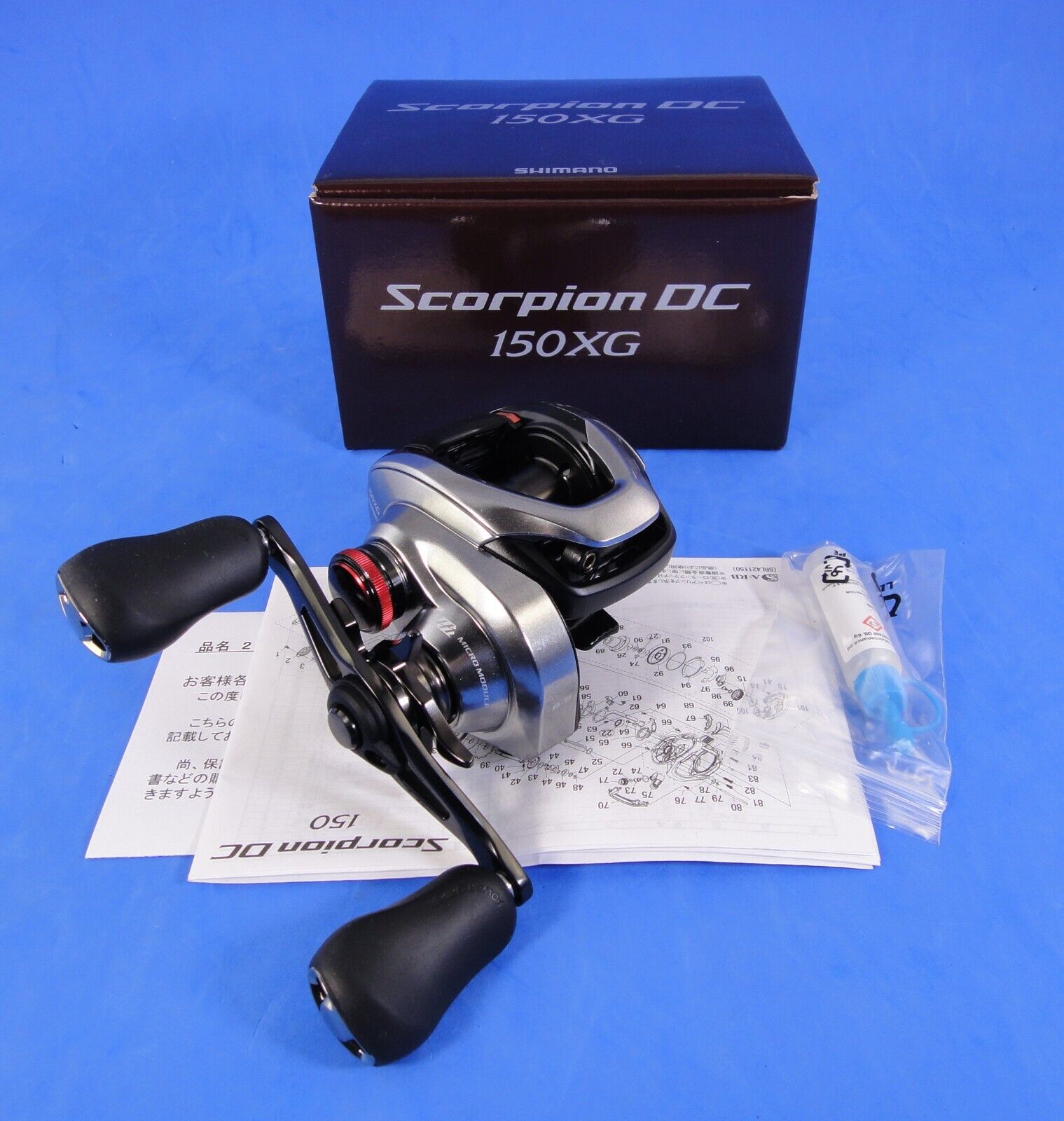 21' SHIMANO SCORPION DC 150XG 150XG RIGHT HAND BAITCASTING REEL *U.S SELLER*