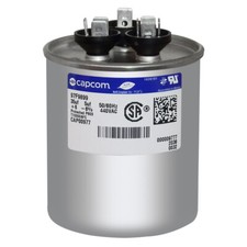 GE Genteq Replacement 35/5 uf 440 VAC Round Dual Capacitor 97F9899 Z97F9899