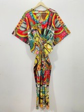 Indisches Vintage 100 % Baumwolle langes Stra...