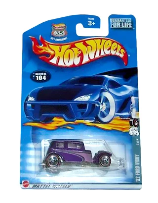 Hot Wheels Ford 1932 Vehicle Year Vintage Manufacture Diecast Cars