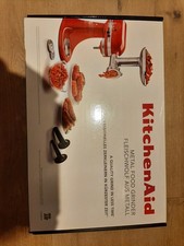 KitchenAid 5KSMMGA Fleischwolf mit Wurstfüller und Spritzgebäckvorsatz 