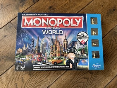 Monopoly Here and Now World von Hasbro | Brettspiel Gesellschaftsspiel Neuwertig