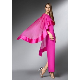 NEW Tom And Linda Platt Saturn Mother of the Bride Dress Hot Pink Size 10