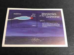 MALDIVES Stamp Lot Mysteries of the Universe UFOs Mini Sheet MNH