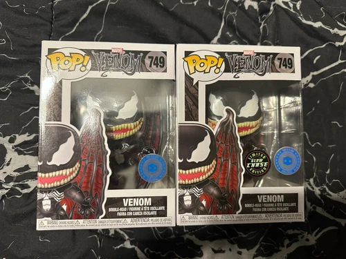 Funko Pop! Marvel Winged Venom Common + GITD Chase PIAB Exclusive