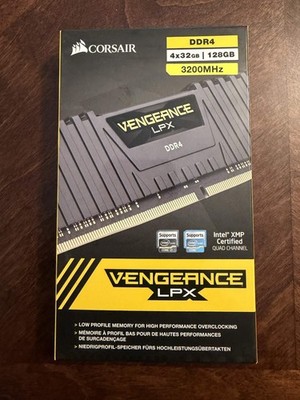 Corsair Vengeance LPX 128GB DDR4 3200MHz (4x 32GB) Brand New in Box | Fast Ship