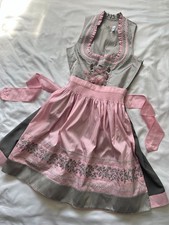 Dirndl Dress Landhaus Trachten Oktoberfest Embroidered Austrian Tyrol Size EU 38