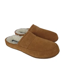 NWOB SOREL Men Falcon Ridge II Scuff Slippers Size 9 Brown Suede Slip On