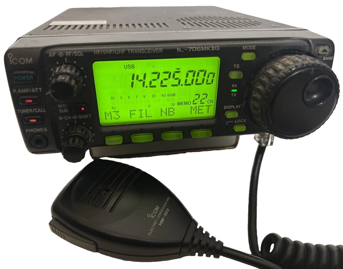 icom IC-706MKⅡG HF/VHF/UHF TRANSCEIVER Icom IC-706MKIIG HF/VHF/UHF - Radio Transceiver for sale online | eBay