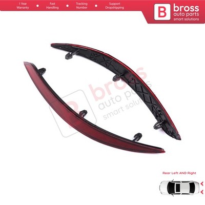 Rear Right Left Bumper Reflector for Fiat Tipo MK2 356 357 Egea 2015-On 4-Door