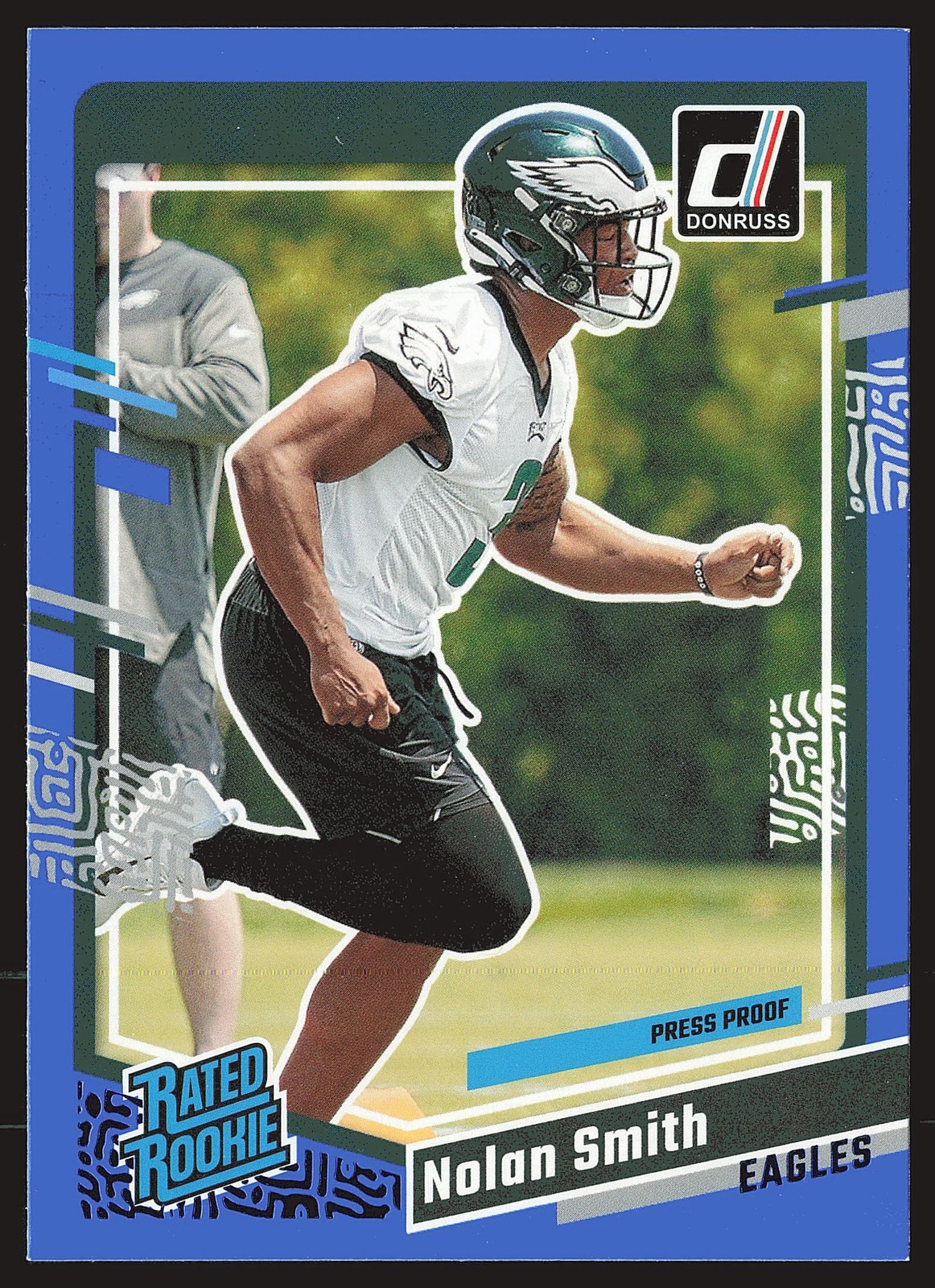 2023 Donruss #382 Nolan Smith Press Proof Blue RC
