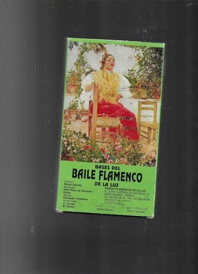Bases of Flamenco Dance (VHS, 1987) Bases Del Baile Flamenco De La Luz