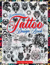 Tattoo Design Book Vol. 3: over 2,500 Minimalist Tattoo Designs for Artists, ...