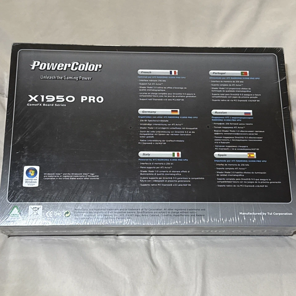 Rare ATI Radeon X1950 Pro Diamond 512MB GDDR3 AGP Graphics Card New In Box - Image 2 of 4